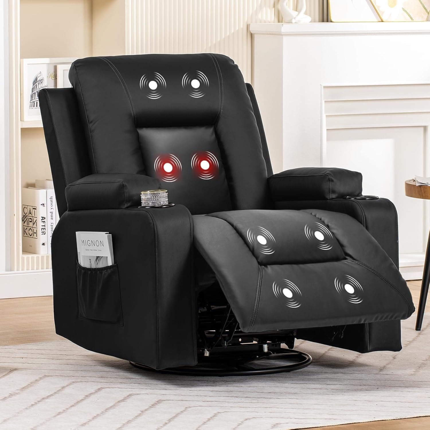 Swivel Massage and Heat Recliner